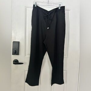Zara Women's Black Drawstring Trousers